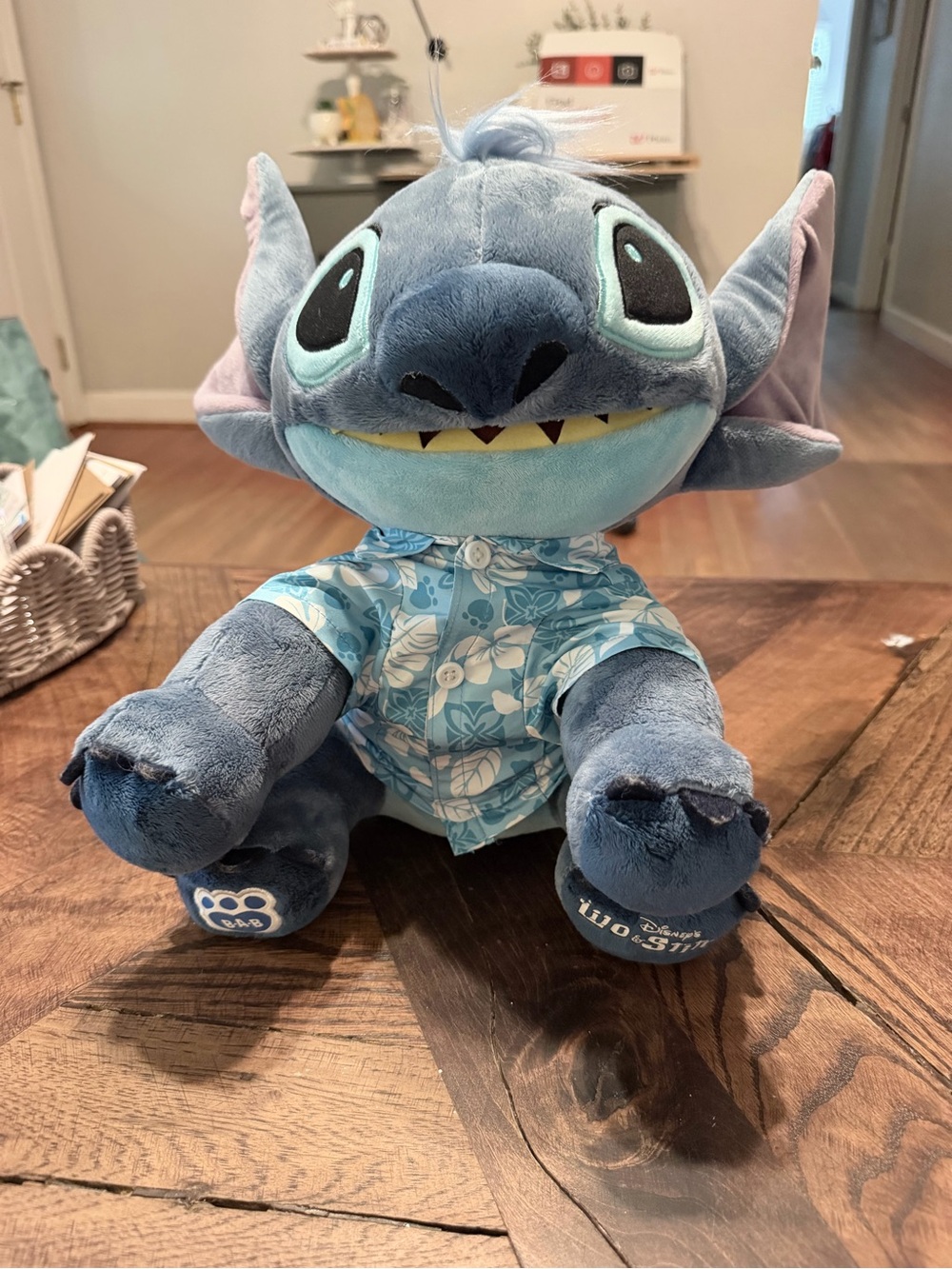 Disney Build-A-Bear Lilo & Stitch Plush with Tropical Shirt